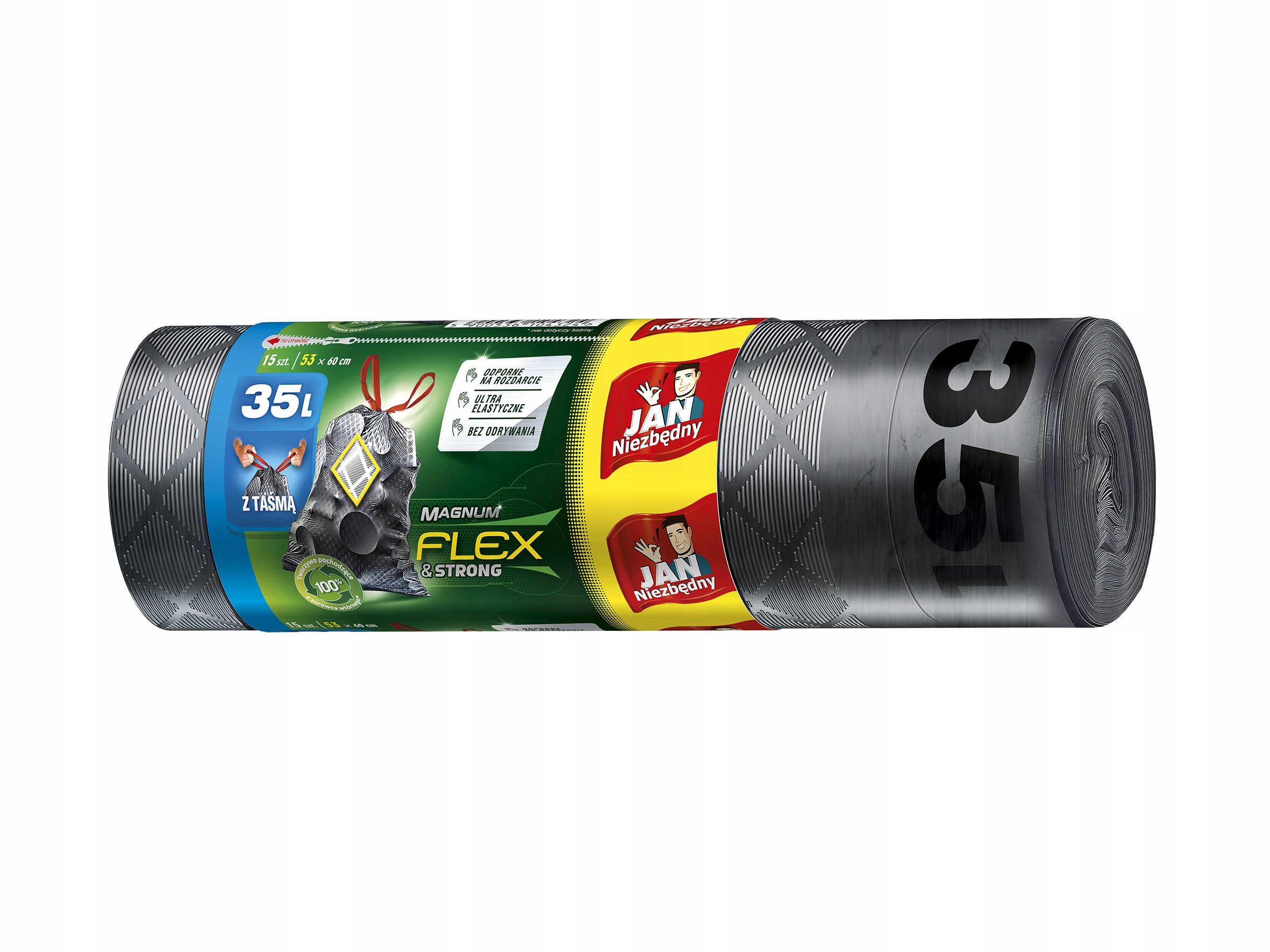 

Jan Niezbędny Worki z Taśmą Magnum 35l 15szt