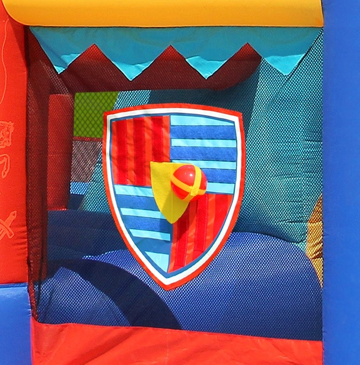 Dmuchany zamek GRYFA trampolina HappyHop dmuchawa 13w1 XXL OGROMNY Złożony z Domku Zjeżdżalni