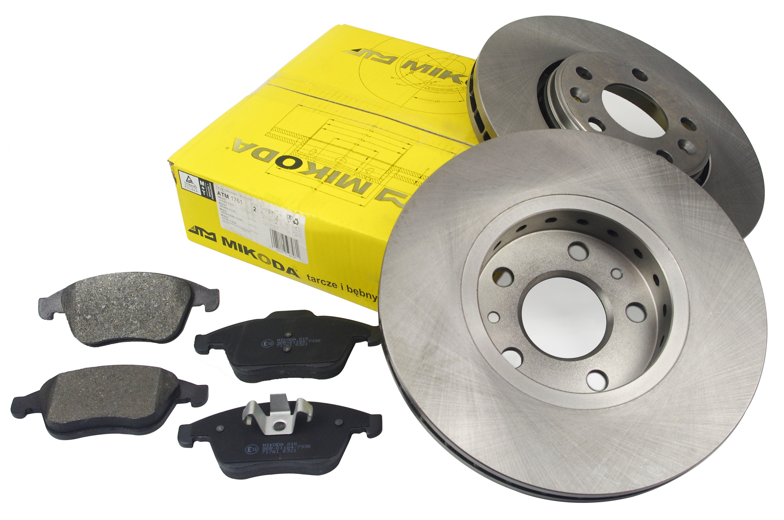 Tarcze 296mm + klocki PRZÓD RENAULT LATITUDE 2010-