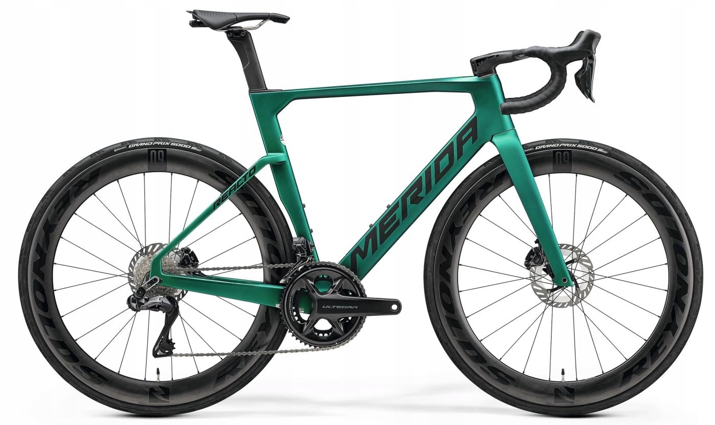 Rower szosowy Merida Reacto 8000 Disc rama M 54 cm koło 28 " zielony 2025