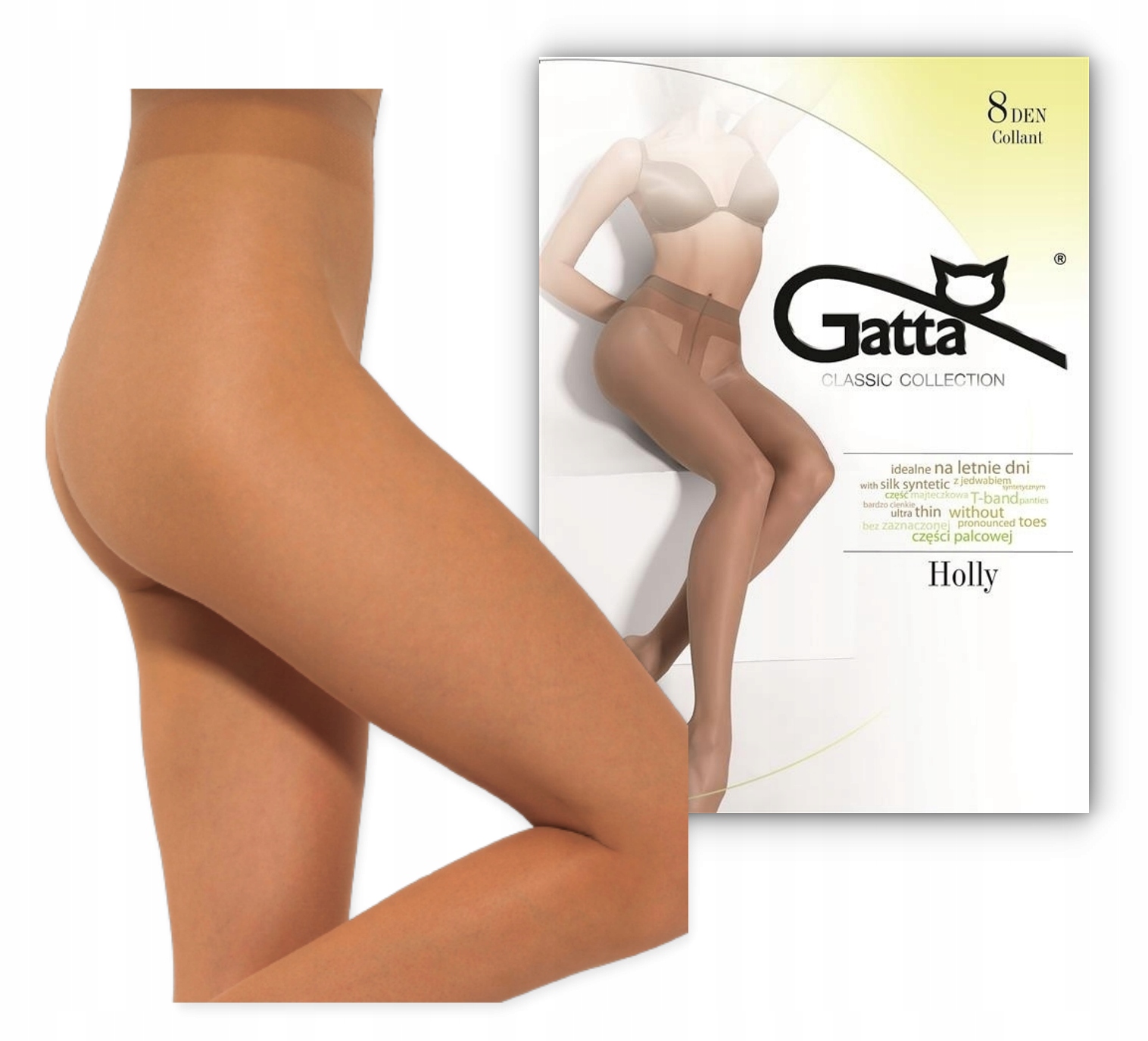 

Rajstopy Gatta Holly letnie damskie 8 Den 3M beige