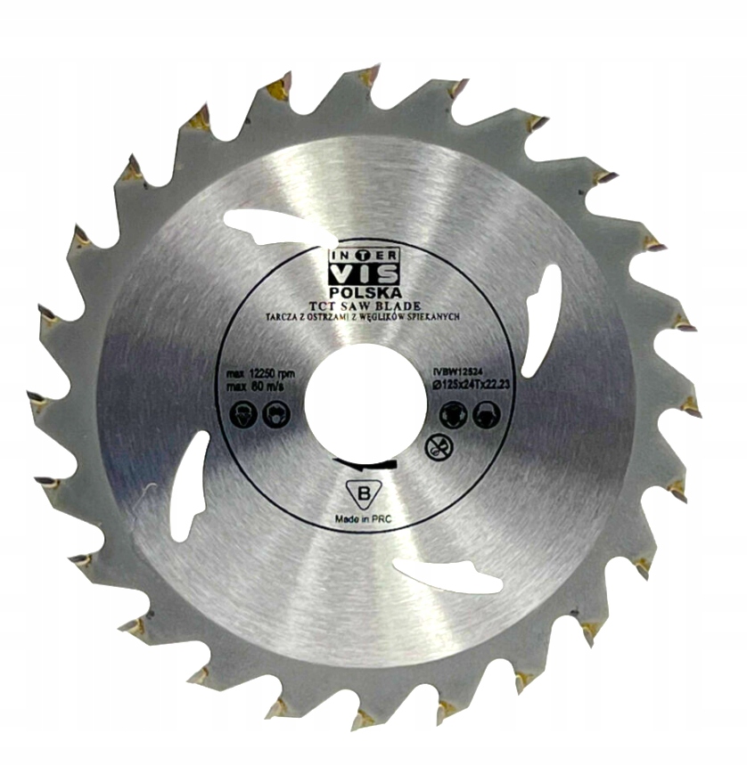 

Tarcza Widiowa Do Drewna 125 mm x 22,2 x 24T Widia