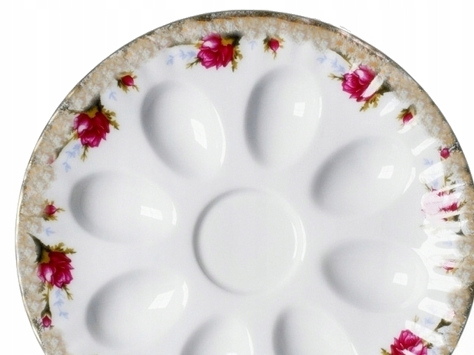 B013 IWONA PÓŁMISEK DO JAJ 21 CHODZIEŻ PORCELANA Rodzaj talerz