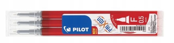 

Wkłady Pilot Frixion Wymazywalne 0,5 Czerwone 3szt