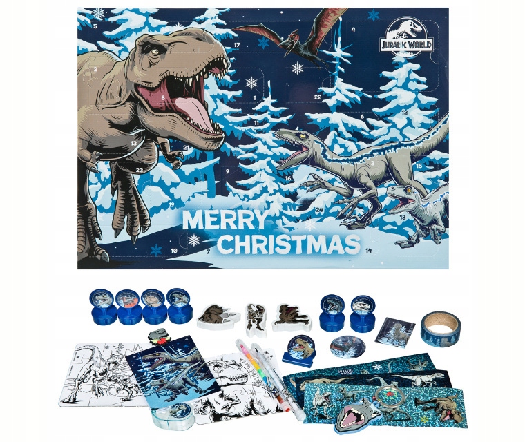 Kalendarz Adwentowy JURASSIC WORLD dla dzieci