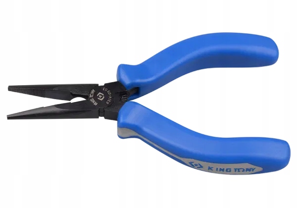 SZCZYPCE UNIWERSALNE WĄSKIE PROSTE MINI, UCHWYT PP+PPR 134mm King Tony