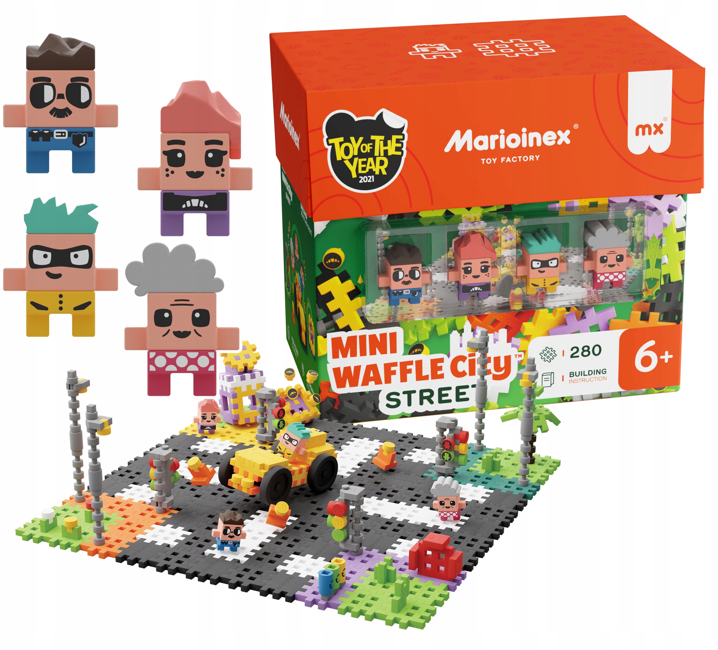 Marioinex Wafle Mini Przygoda w mieście 280sz 4fig