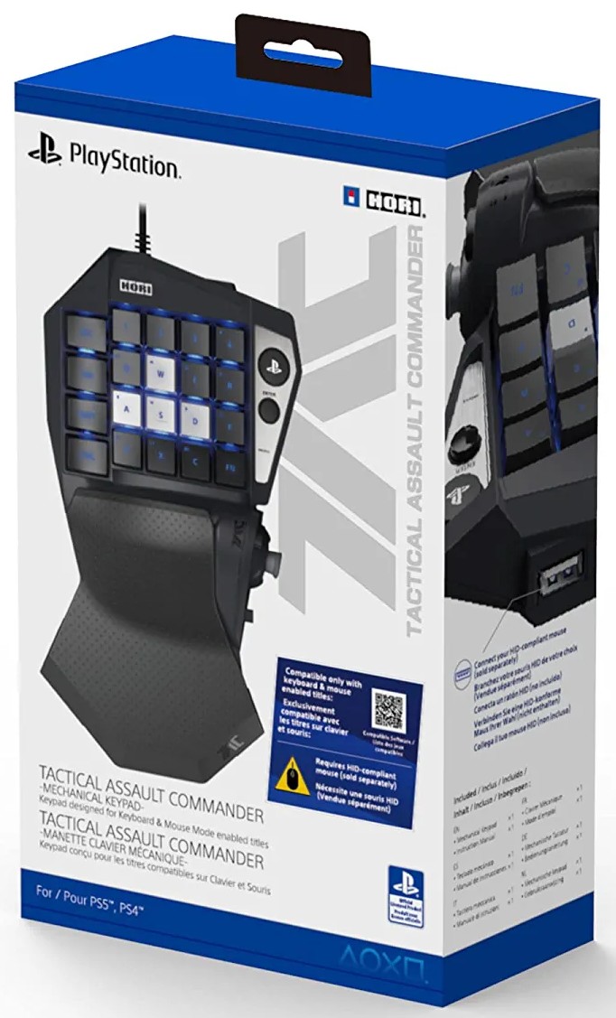 Klawiatura przewodowa Hori Tactical Assault Commander do PS5 / PS4