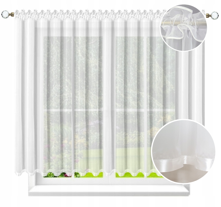 

Firana Gotowa Woal 300x160 Firany Firanka Biała