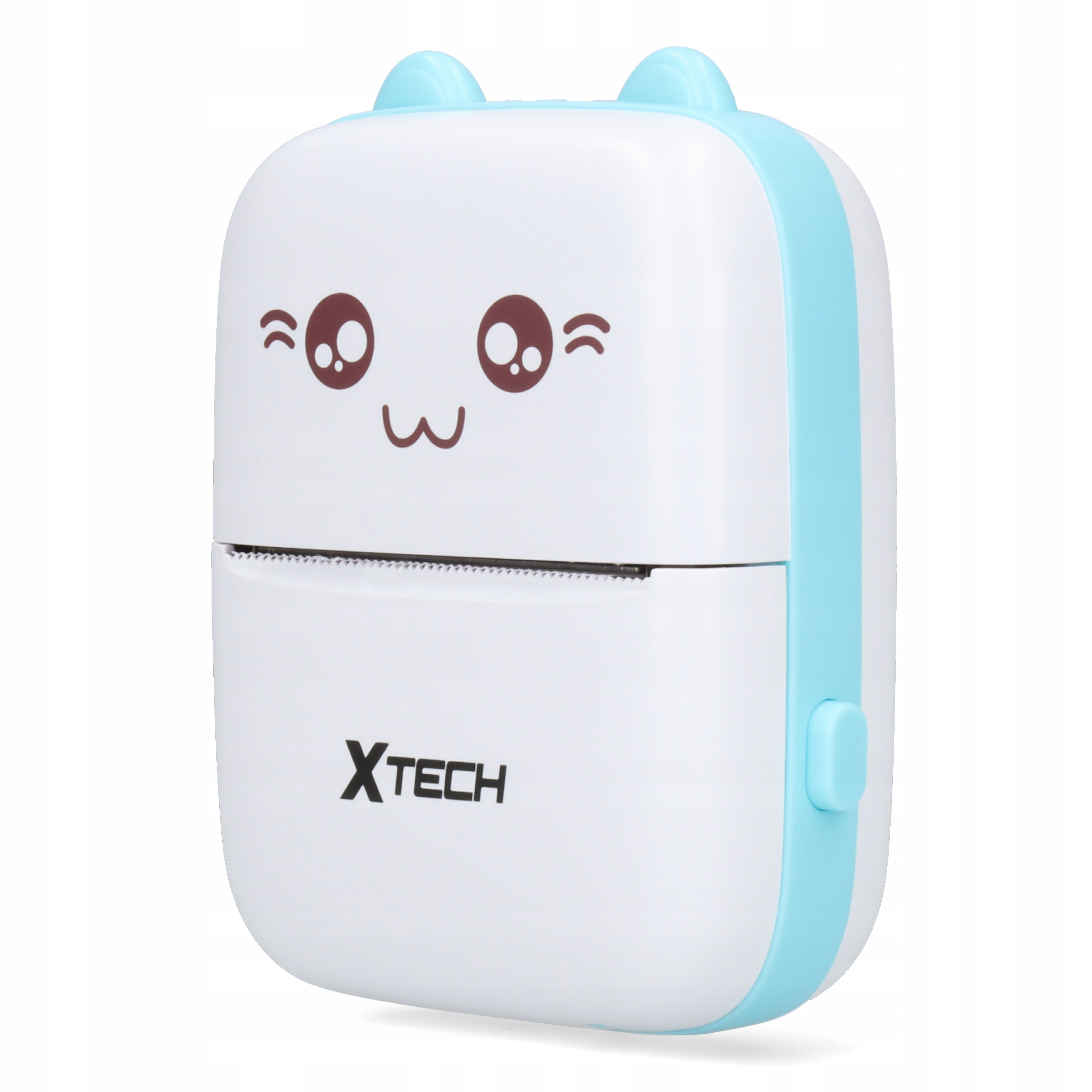 DRUKUŚ MINI DRUKARKA TERMICZNA KOT NIEBIESKI XTECH + 21 ROLEK PREZENT Kod producenta MP1