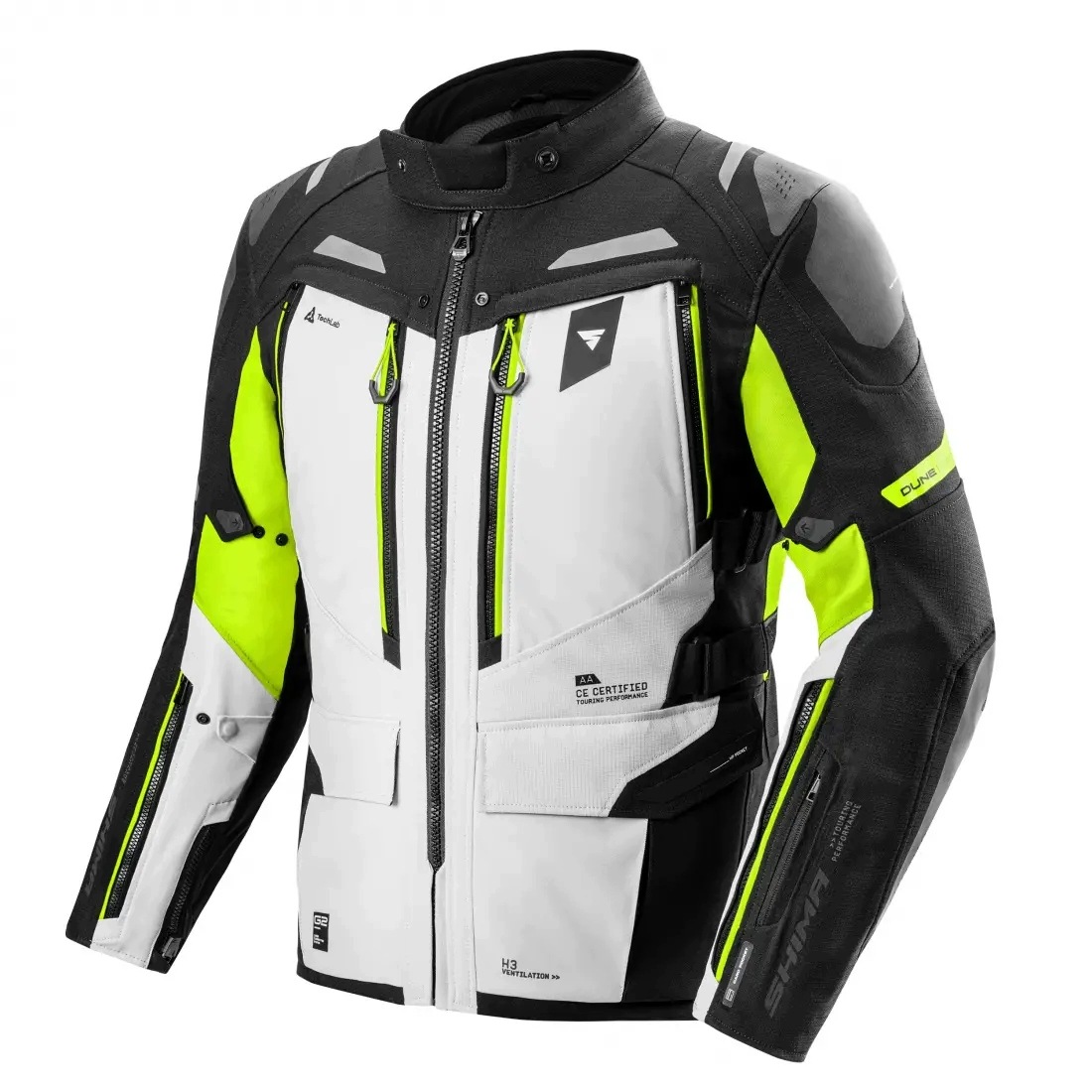 Shima Dune 2.0 Men G2 Fluo Textilná Motocyklová Bunda XL
