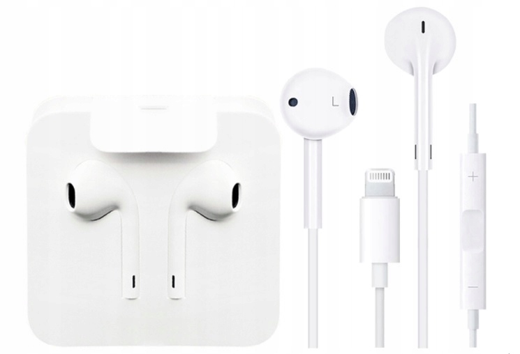 SŁUCHAWKI APPLE EARPODS LIGHTNING MMTN2ZM/A IPHONE XS 12 13 14