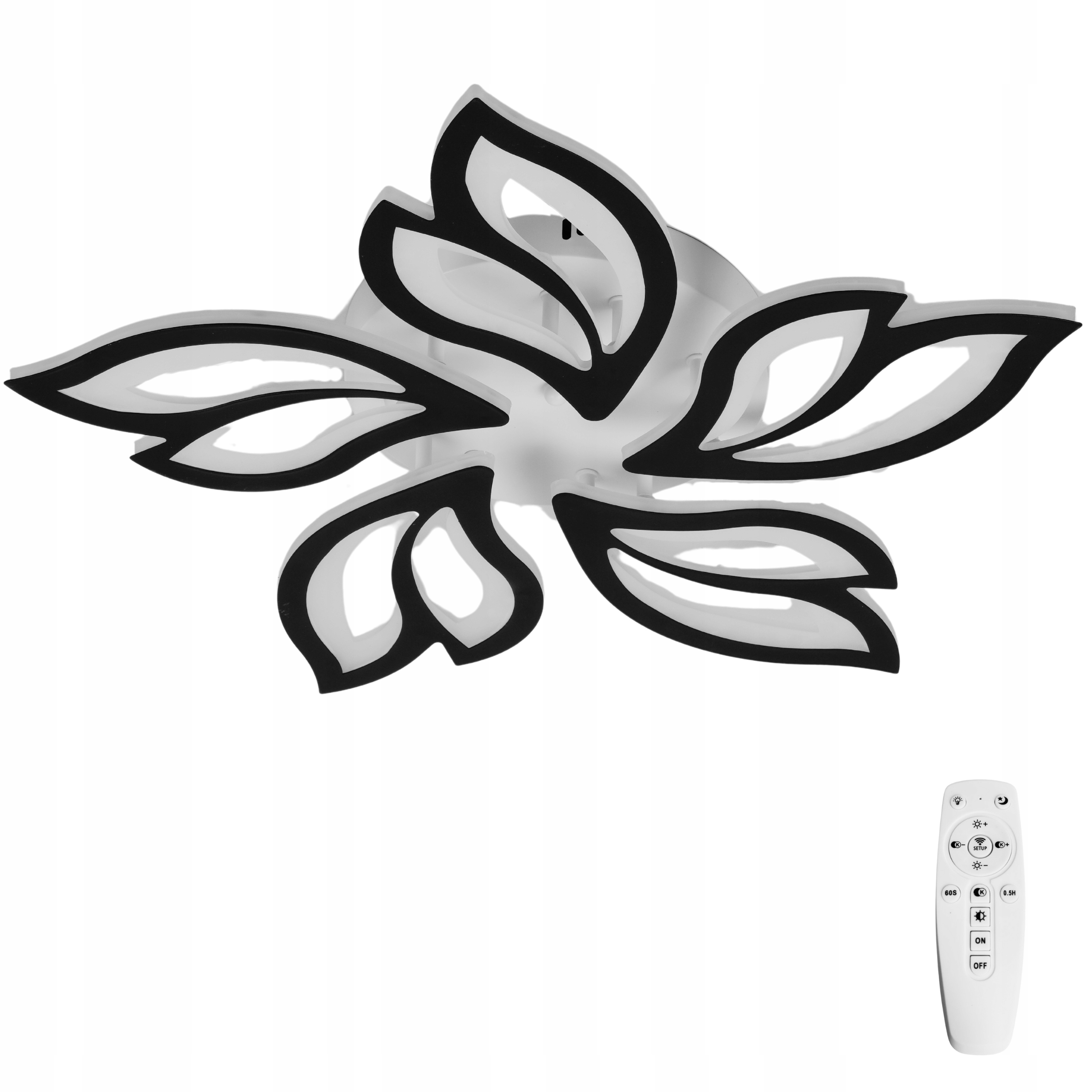 Lampa Sufitowa wisząca Żyrandol Led nowoczesna Pilot