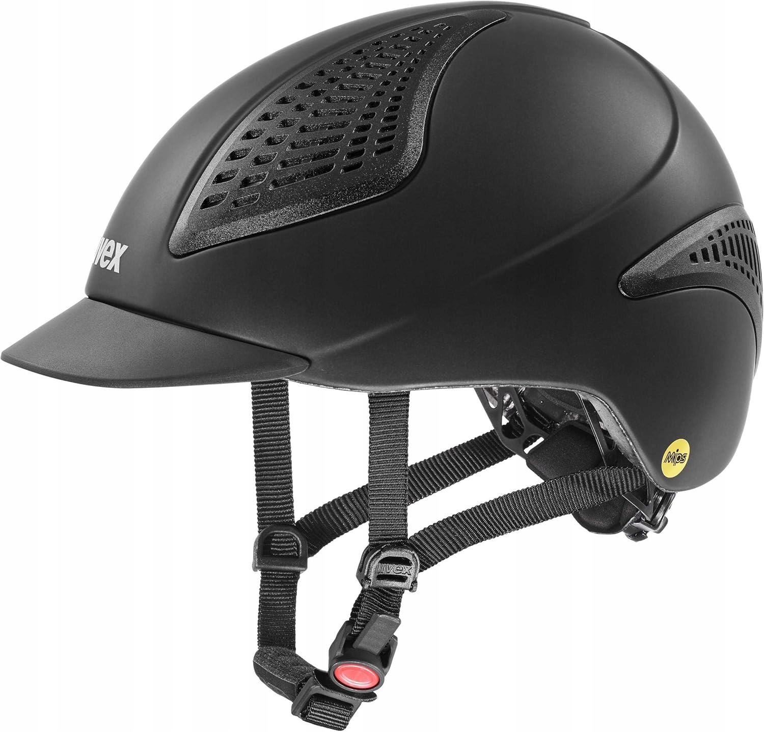 Kask jeździecki Uvex Reithelm exxential II Mips Black Matt 59 61 cm