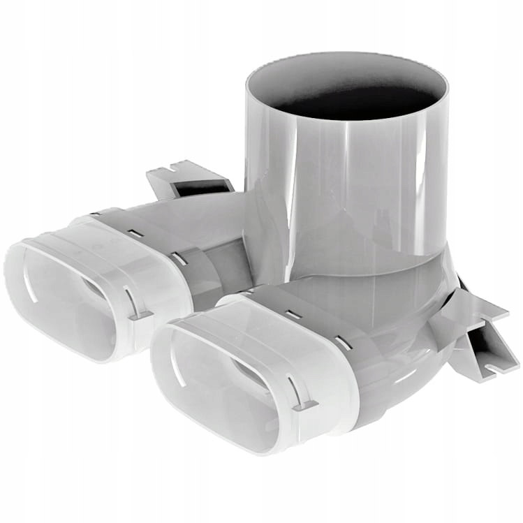 Vents Flexivent Skrzynka Rozprężna System Owalny Flat 2x52/125MM