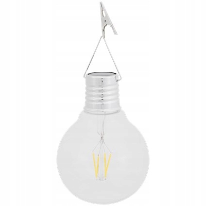 

Lampa Lampka Solarna Żarówka Retro Wisząca