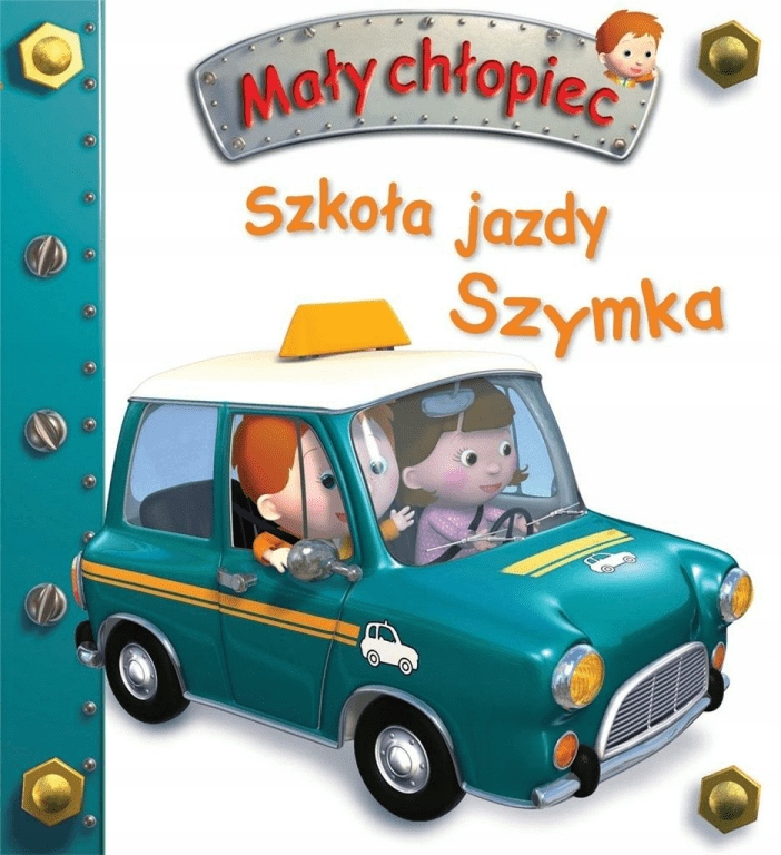 

Szkoła jazdy Szymka. Mały chłopiec