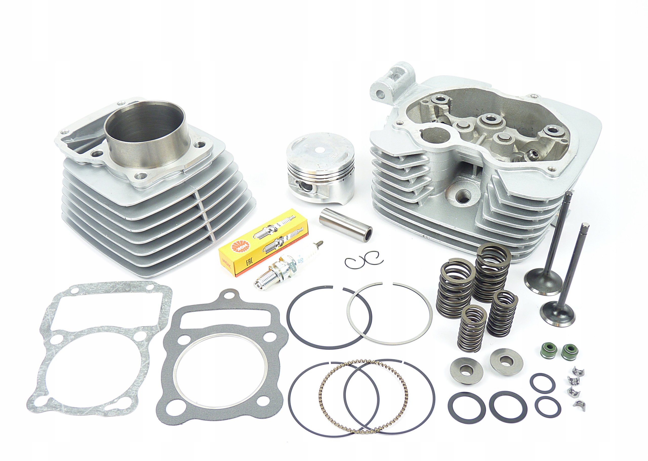 3014b+26527 - Комплект цилиндрической головки квадроцикла ATV 200 250 Bashan