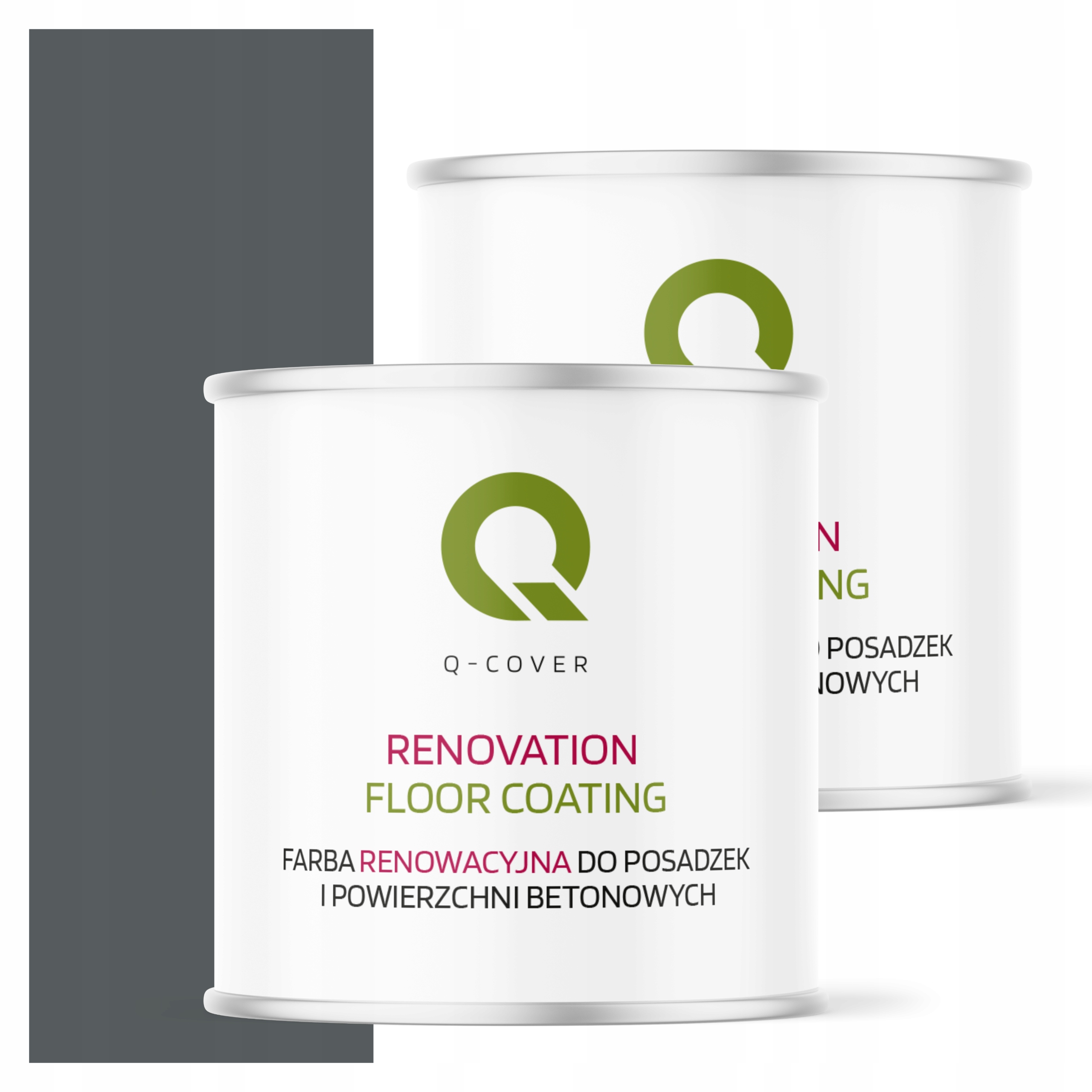 Ochranná farba na podlahy Renovačná šedá Bazalt RAL7012 Satén 2,5L