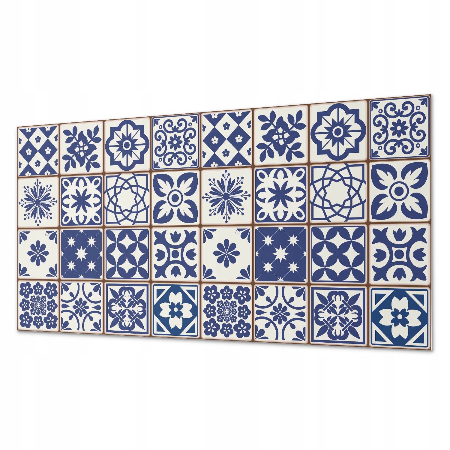 Nástenný panel z Pvc s vzorom do izby Štýlové dlaždice so vzormi 120 x 60 cm