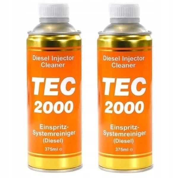 2x TEC 2000 zestaw duzy PLUKANIE WTRYSKOW DIESEL Packaging Volume 375 ml