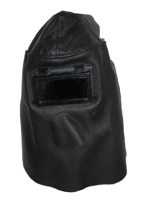Przyłbica Skórzana Kaptur Maska 50x100