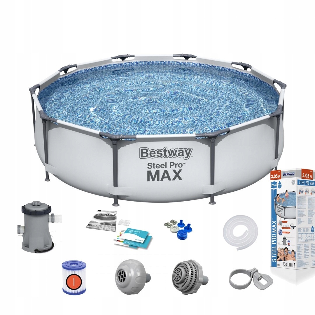 Basen Stelażowy z pompą 305 x 76cm Bestway 56408