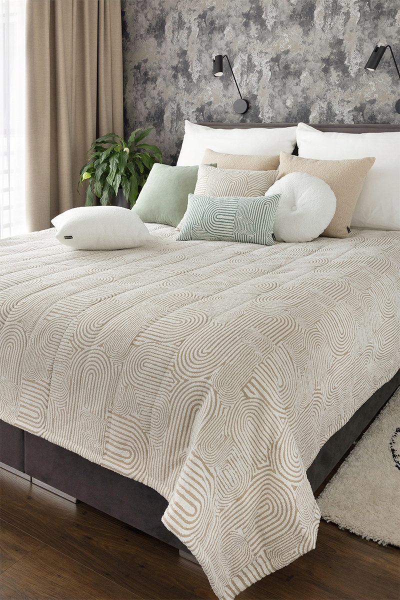 Hotová Roleta plisé Římská Sicílie 120x160 cm hnědá