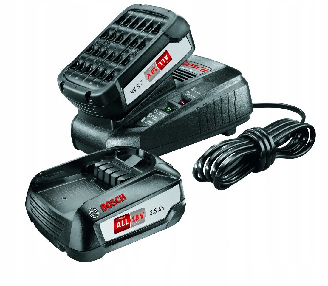 SADA BOSCH 2x PBA BATÉRIA 2,5Ah 18V + NABÍJAČKA