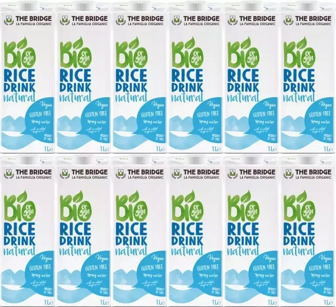 Napój Ryżowy Naturalne 12x1L The Bridge Eko Zestaw