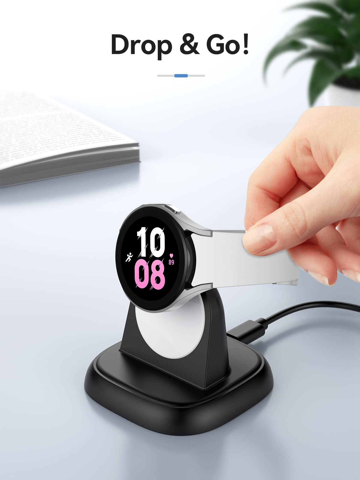 LVFAN Ładowarka Do Samsung Galaxy Watch 6 Stacja Ładowania USB C — miniatura 7