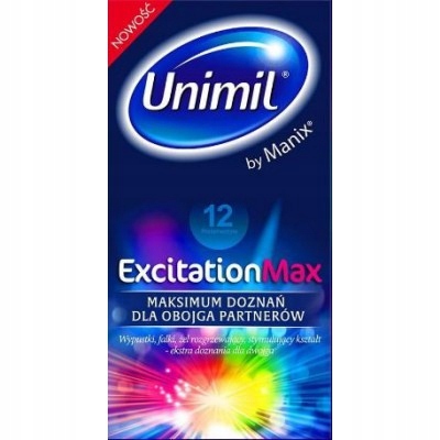 

Prezerwatywy Unimil Excitation Max, 12szt.