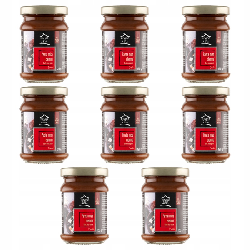 House of Asia pasta miso ciemna 120g X8