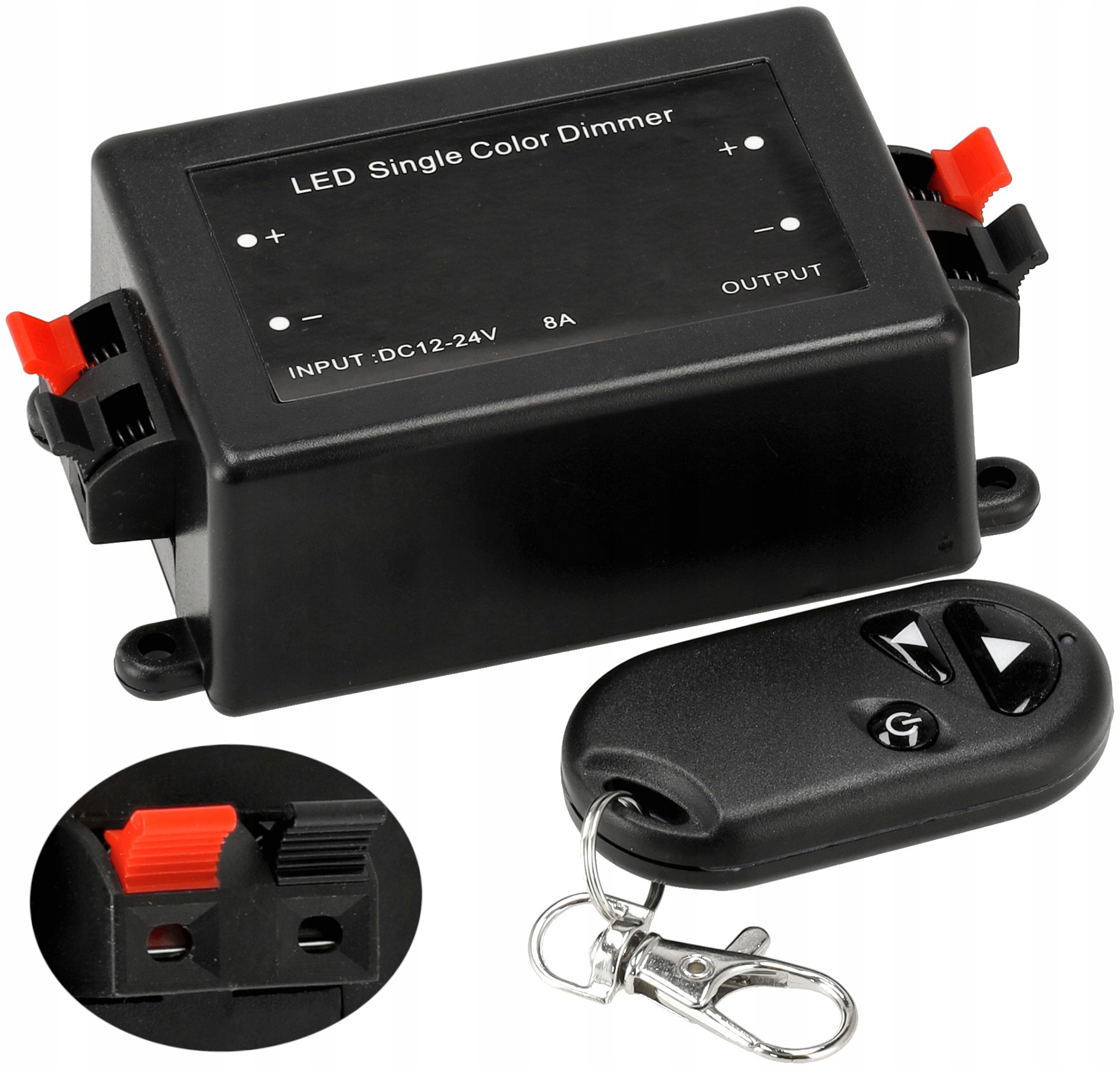 

Sterownik Ściemniacz do taśm Led 12V Radiowy Pilot