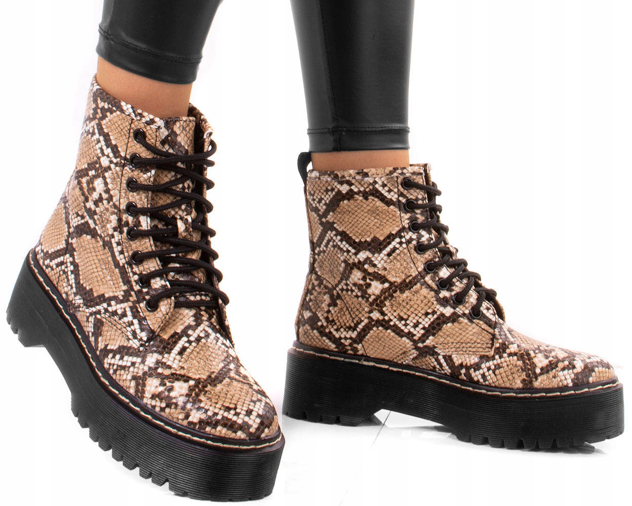 6114 OCIEPLANE GLANY TRAPERY BOTKI PLATFORMA 39 Rozmiar 39