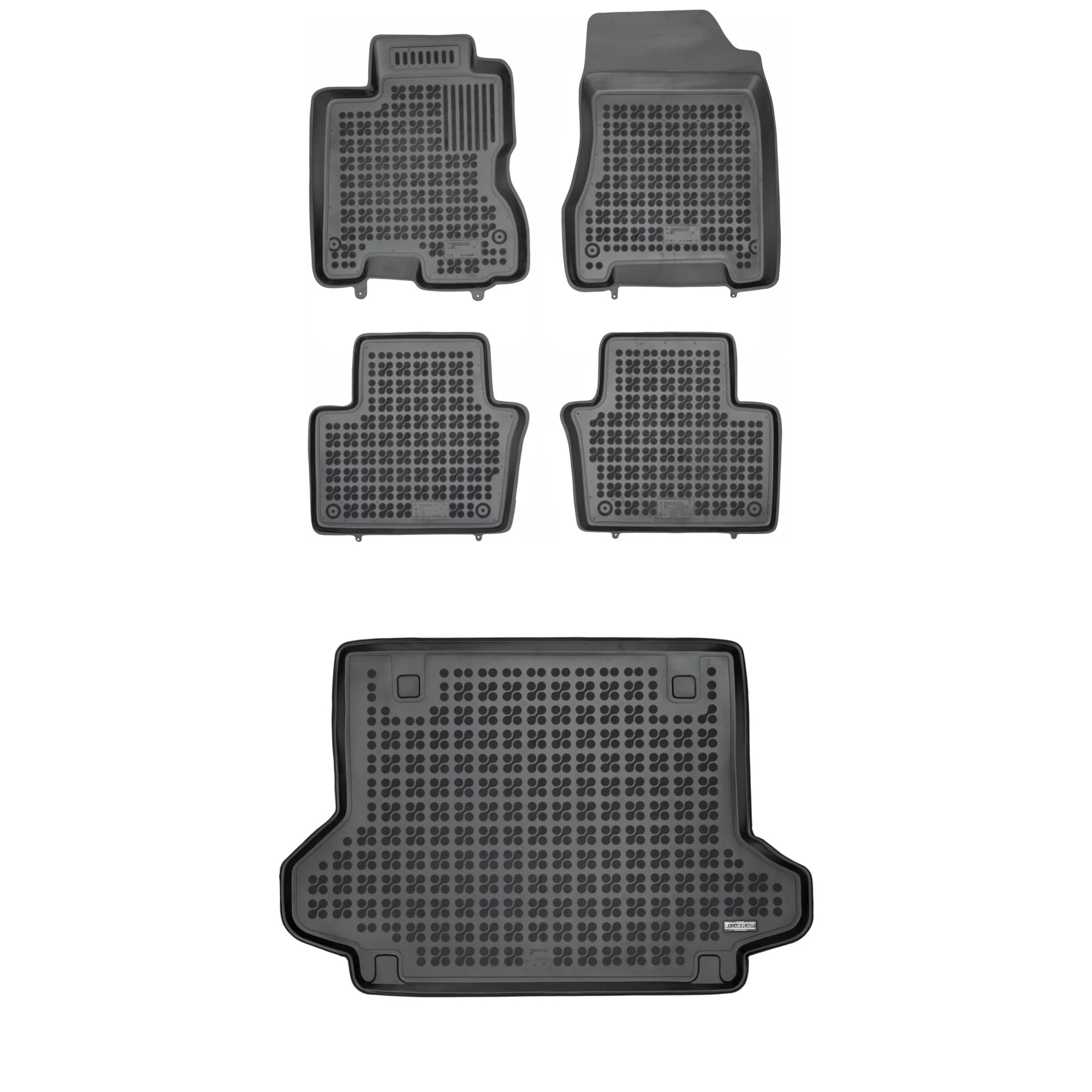 Gumová sada kobercov a rohoží Renault Koleos I 2007-2016