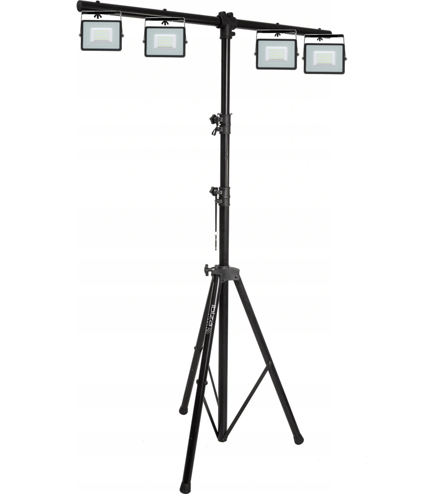 Мощный строительный галоген на штативе 4x50w, 3M