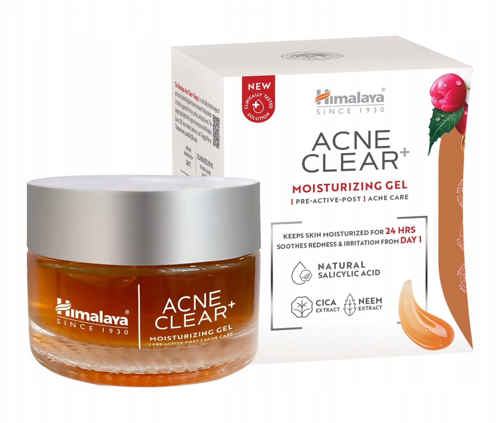 Himalaya Acne Clear+ Gel Na Obličej 50 ML