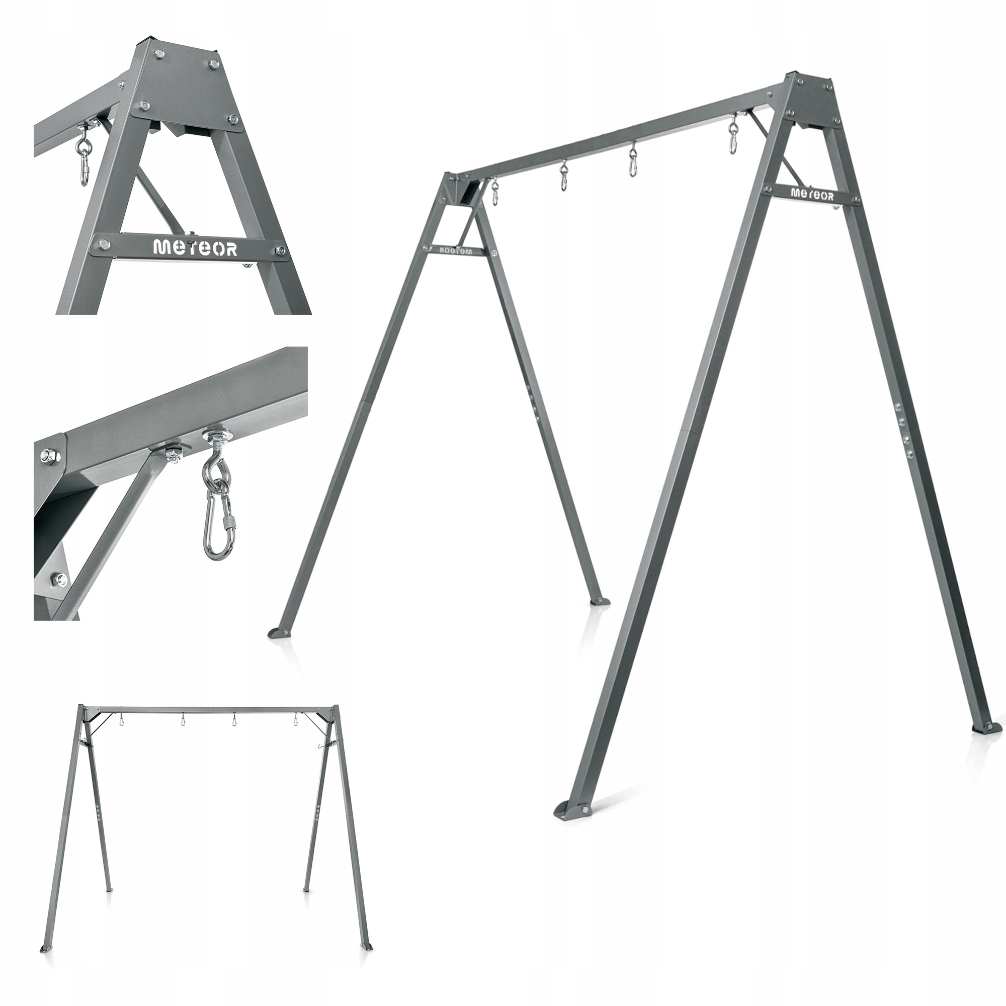 Rošt Na Záhradnú Hojdačku Sedadla Hamaka Dvojitý Oceľový Meteor do 180 kg