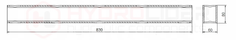 KROKODYL 2x BELKA 0 83m TULEJE NA ZAB 680 i 810 Part number 1 53 03 009