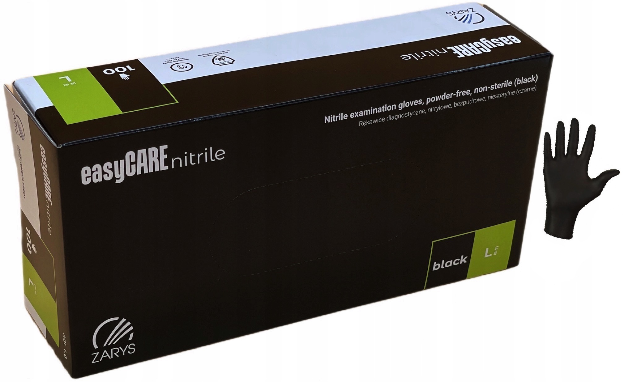 Нитриловые перчатки наброски черный 100 шт черный