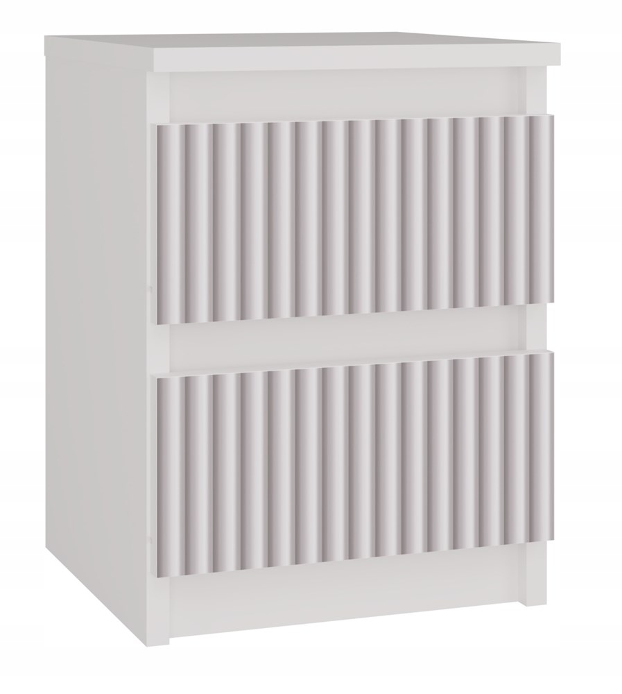 Noční Stolek M2 Bílý Přední Růžový Arteso Malwa Komoda Stolek