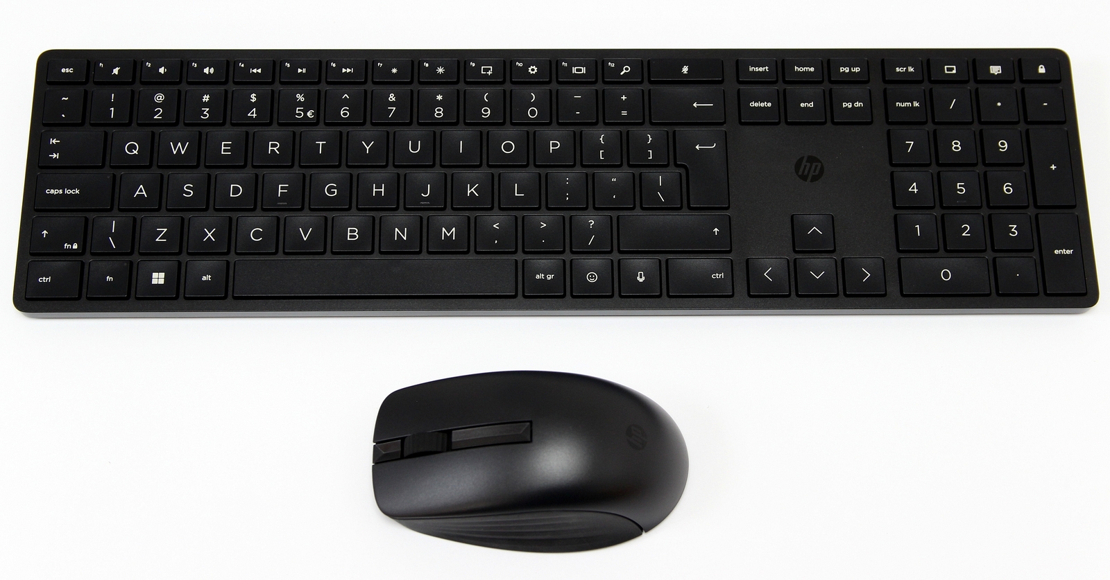 Bezdrátová klávesnice a myš Hp 650 černá plnohodnotná 4R013AA Qwerty