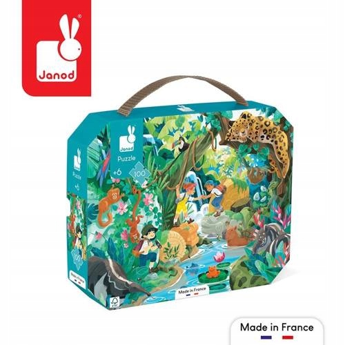 Puzzle w walizce Przygoda w kraju Inków 100, Janod Marka Janod