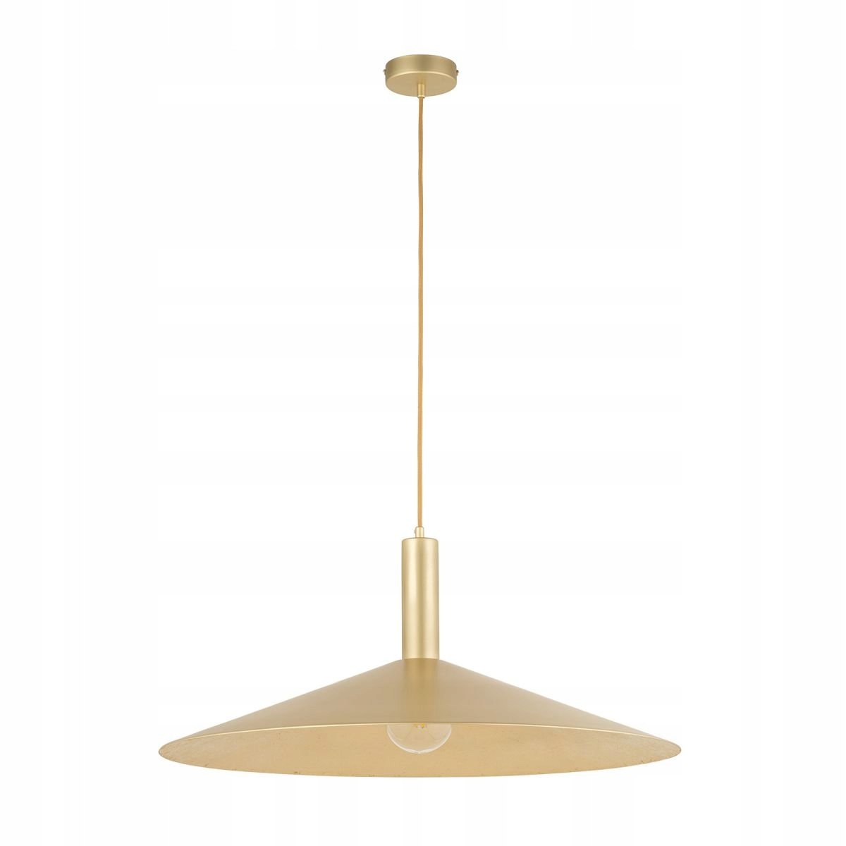 Zlatá závěsná lampa ve tvaru kužele Capri M 41007 Sigma Lighting