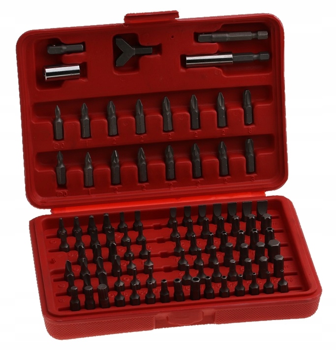 

Końcówki Wkrętakowe Z Uchwytem Bity Zestaw 100 szt