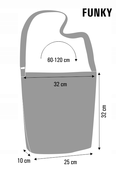 Zestaw promocyjny Bertoni Torba listonoszka Funky Czarne Koty + kosmetyczka Kod producenta ZE04FUN
