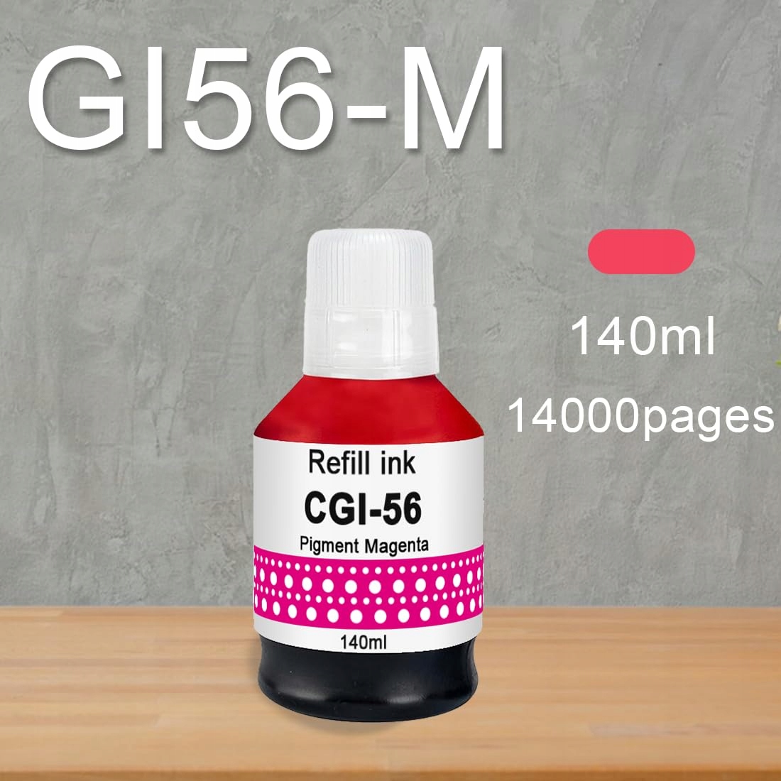 MOLABEL Kompatybilny Zestaw Tuszy GI-56 Do Canon MAXIFY GX7050 GX6050 — miniatura 5