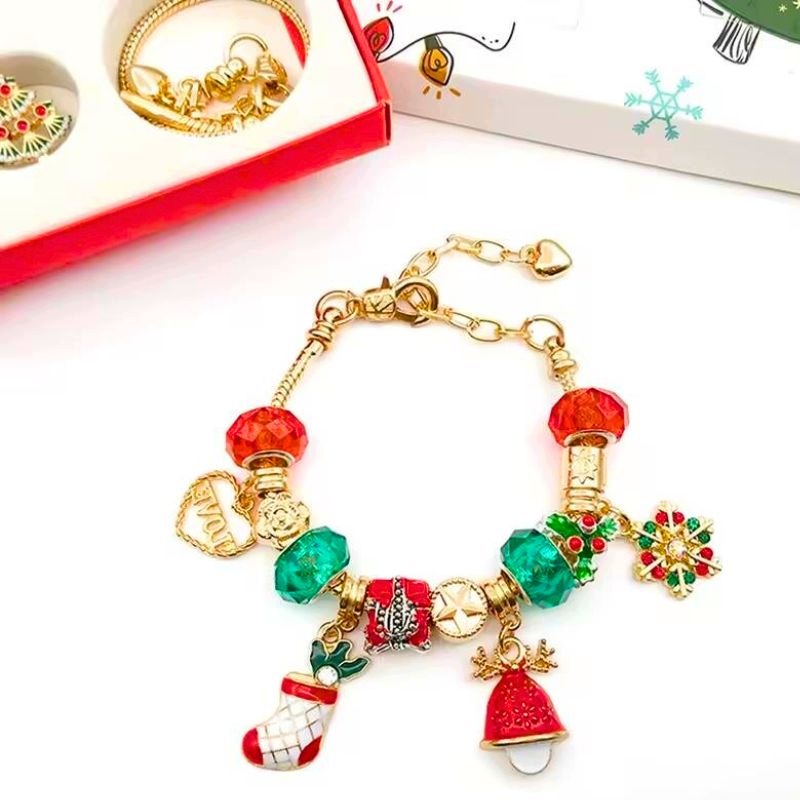 Адвент-календарь Charms подвесной, украшения своими руками: 22 подвески и 2 браслета — фото 4