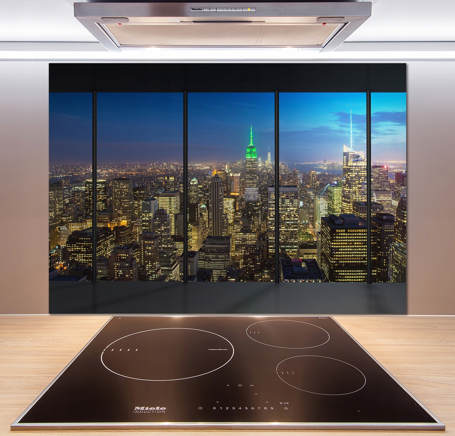 

Panel do kuchni Nowy Jork nocą 100x70 cm + Klej